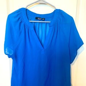 A.N.A medium size blue top